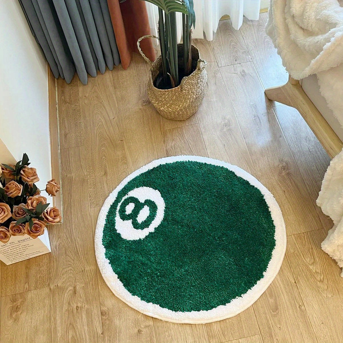 CLASSIC 8 BALL RUG