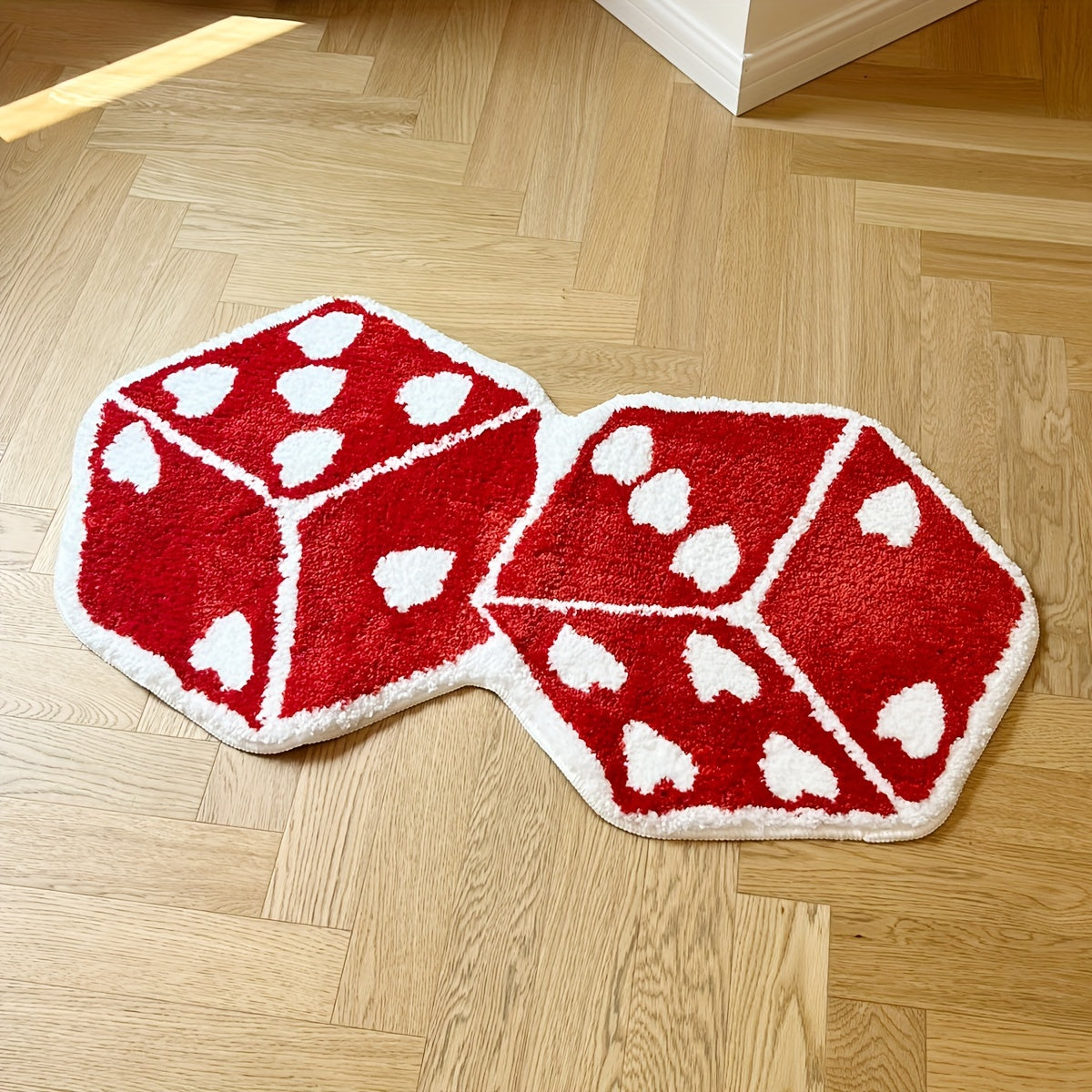 DICE HEARTS RUG